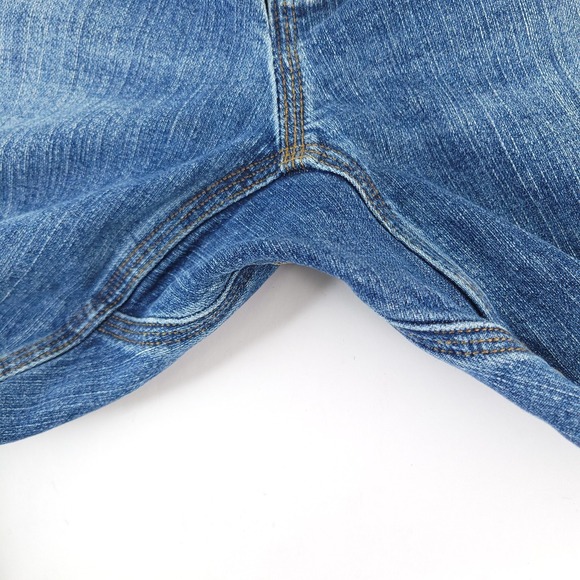 Duluth Trading Flex Ballroom Jeans Mens 36x28 Blue Denim Relaxed Fit ` - Picture 3 of 12